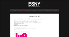 Desktop Screenshot of estimateny.com